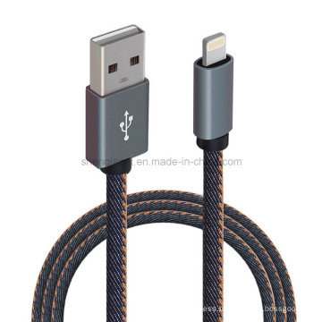 Denim Jean USB Data Charge Cable for Micro 5pin